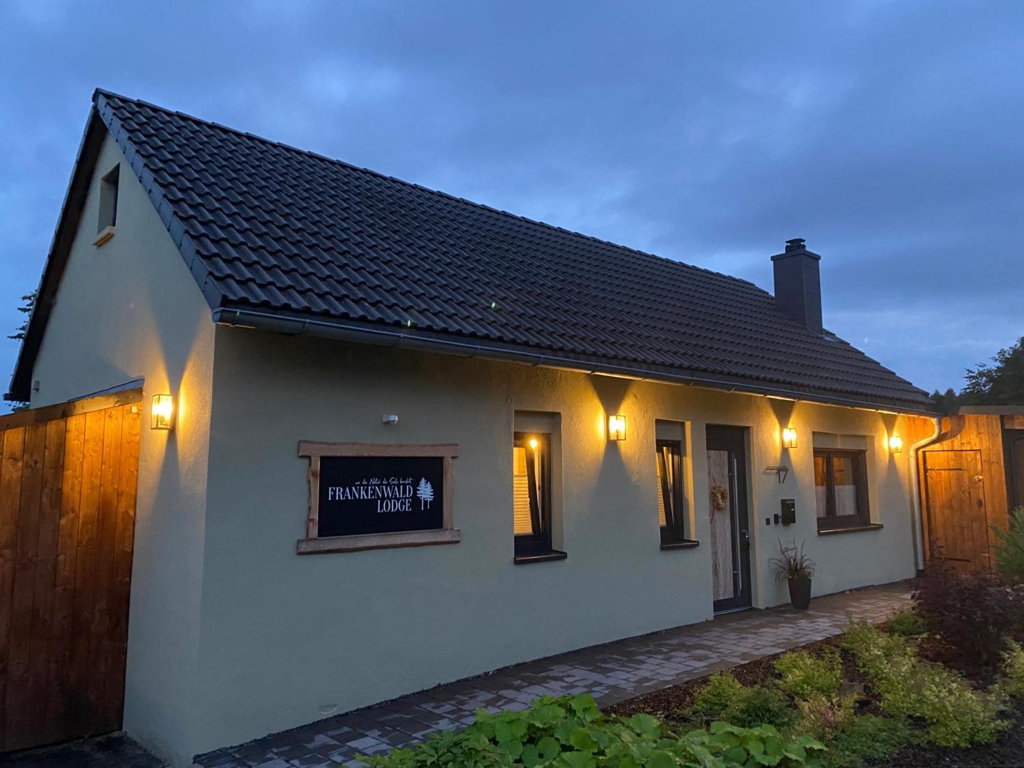 Frankenwald-Lodge Schwarzenbach am Wald Zewnętrze zdjęcie